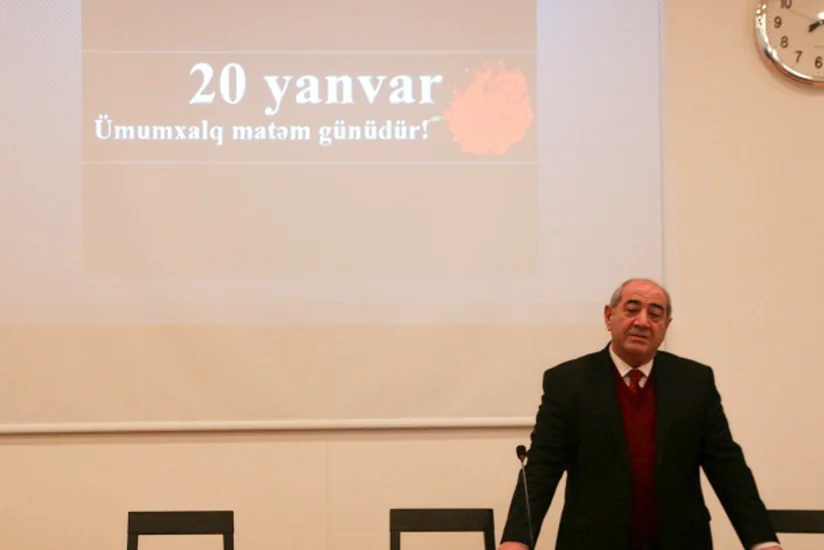 Seysmoloji Xidmət Mərkəzində 20 Yanvar şəhidləri anılıb