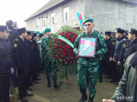 Azərbaycanın şəhid sərhədçisi dəfn edilib - FOTO - VİDEO - YENİLƏNİB