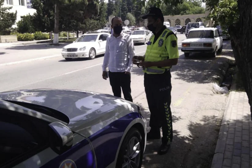 Kürdəmirdə DYP reyd keçrdi, 12 nəfər cərimələndi