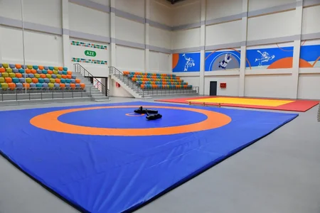 Ilham Aliyev and Mehriban Aliyeva attend inauguration of Neftchala Olympic Sports Complex