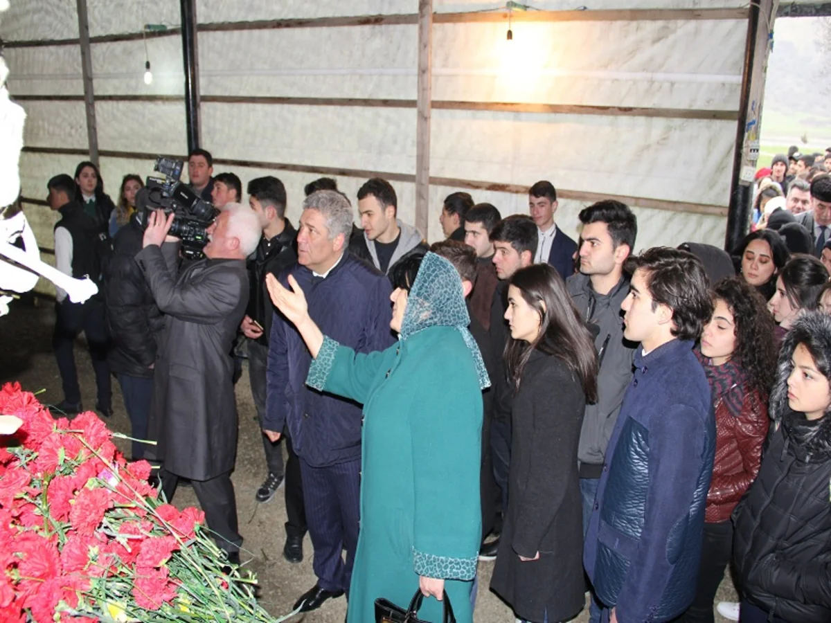 Gənclər Quba Soyqırımı Memorial Kompleksini ziyarət ediblər