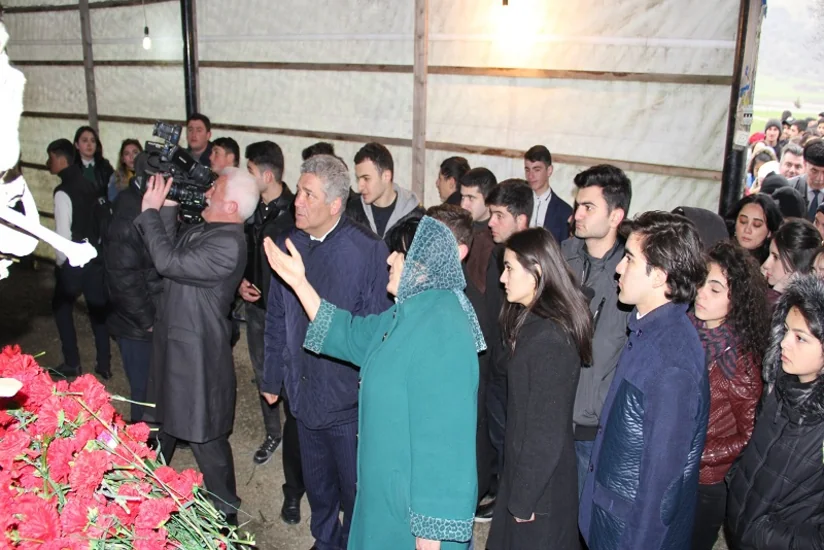 Gənclər Quba Soyqırımı Memorial Kompleksini ziyarət ediblər