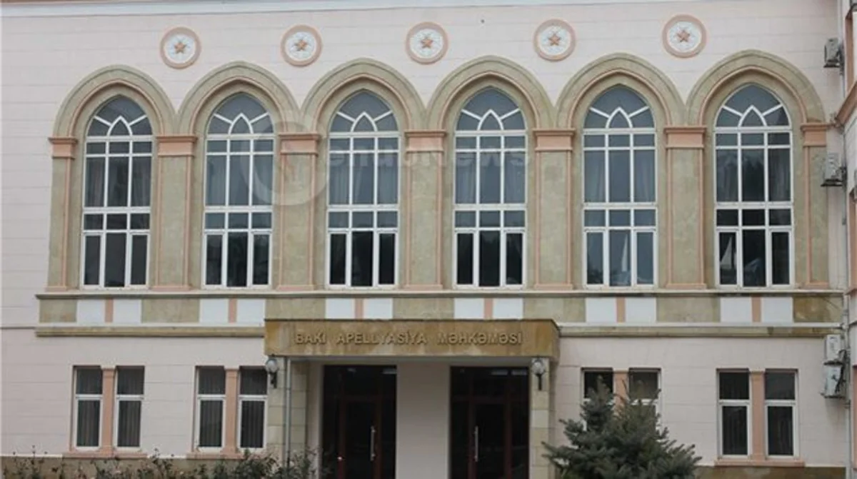 ​Füzuli Rayon İcra Hakimiyyəti başçısının keçmiş nümayəndəsi apellyasiya şikayəti verib