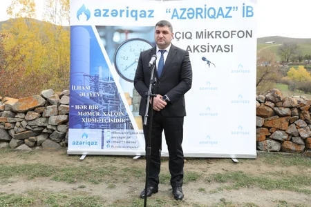 “Azəriqaz”ın “Açıq mikrofon” aksiyası Gədəbəyin ucqar kəndində təşkil edilib