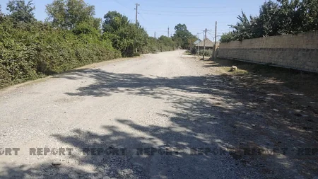 Oğuzda kənd yolları qəzalı vəziyyətdədir