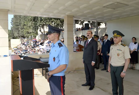 Cəmşid Naxçıvanski adına Hərbi Liseyin 52-ci buraxılış mərasimi keçirilib