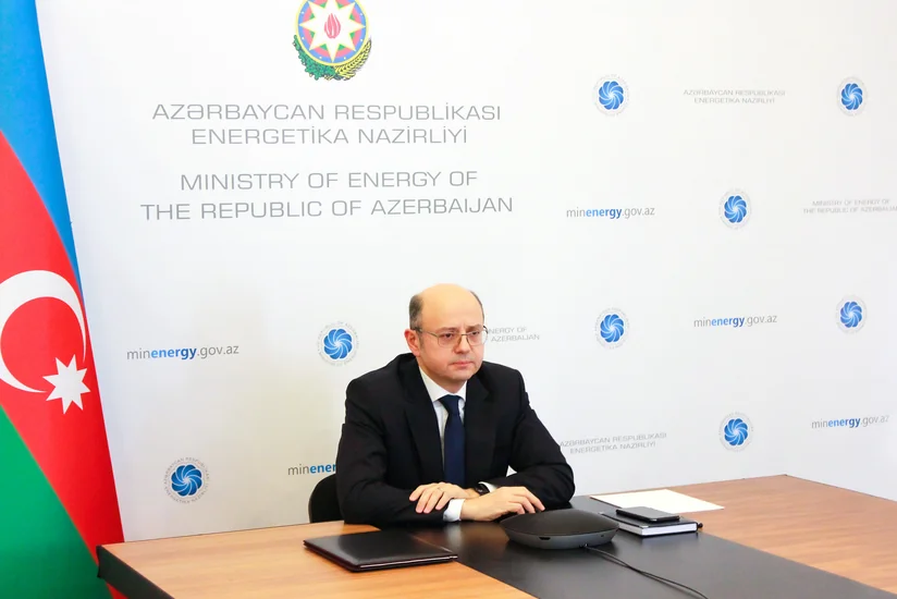 Energetika naziri müsabiqədə keçirilən vebinarda təqdimatla çıxış edib