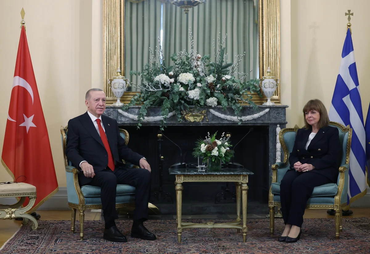 Meeting between Turkish and Greek Presidents kicks off in Athens 