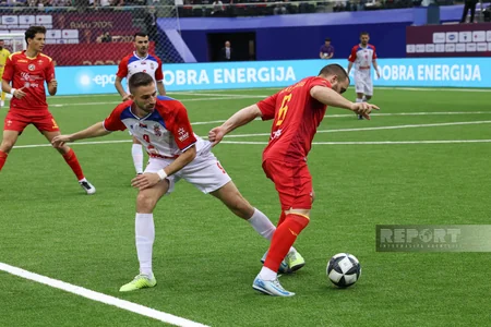 Serbiya yığması Bakıda keçirilən minifutbol üzrə dünya çempionatında üçüncü yeri tutub