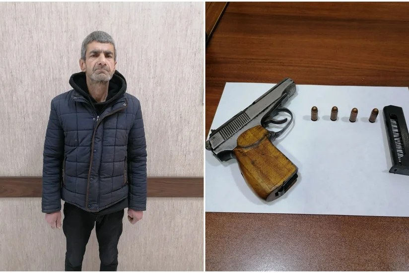 Bakıda tapança satmaq istəyən şəxs saxlanılıb  