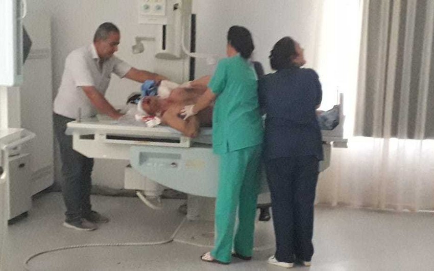 Kürdəmirdə binadan yıxılan fəhlə xəstəxanada dünyasını dəyişib - FOTO - YENİLƏNİB