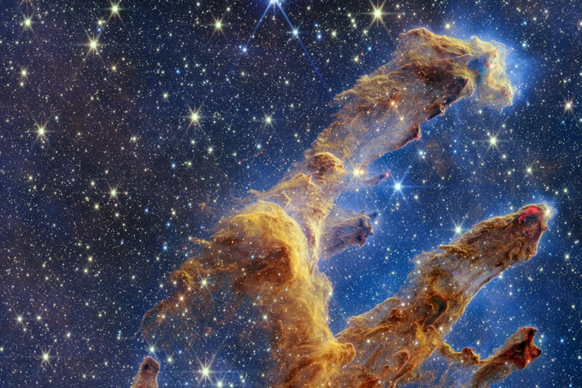 NASA “Yaradılış Sütunları”nın yeni fotolarını yayıb