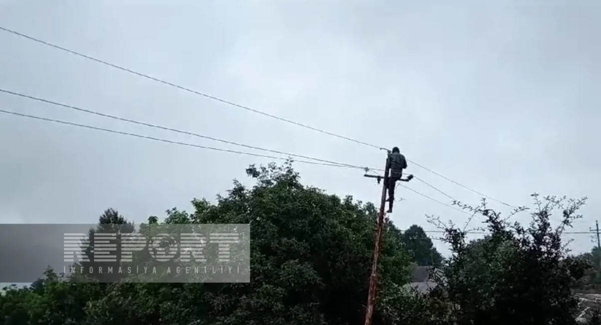 Astarada leysan elektrik təsərrüfatına və vətəndaşlara ziyan vurub