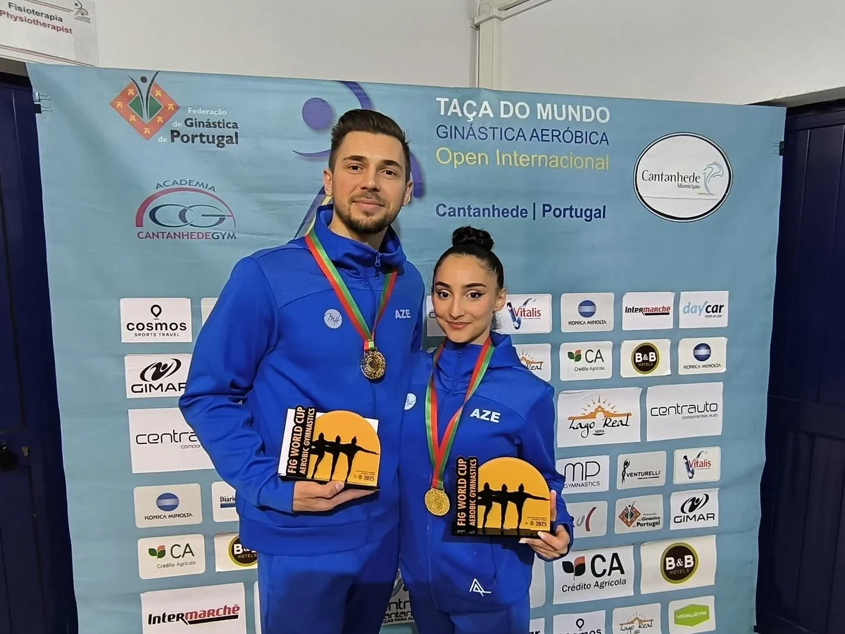 Azərbaycan gimnastları Portuqaliyada qızıl medal qazanıblar