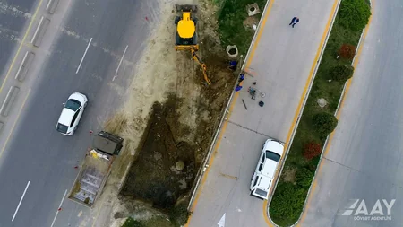 Bakı-Quba yolunda yeni yerüstü piyada keçidi tikilir