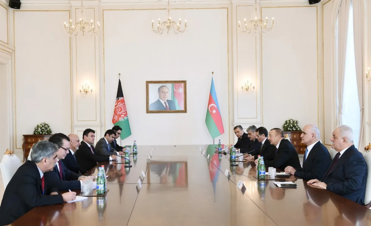 Azerbaijani and Afghan Presidents hold expanded meeting