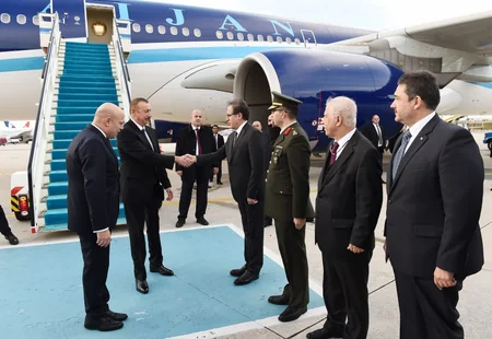 Azərbaycan Prezidenti İlham Əliyev Türkiyədə səfərdədir