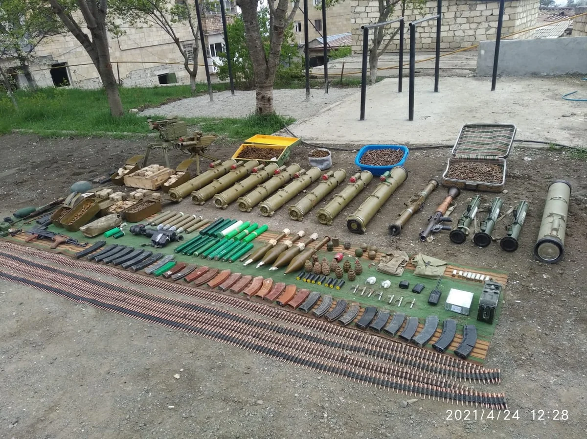 В Шуше обнаружены боеприпасы