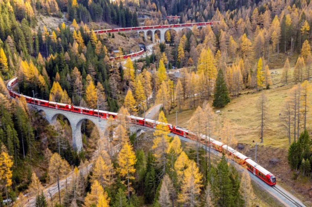 Switzerland's 1,905 m long train breaks world record
