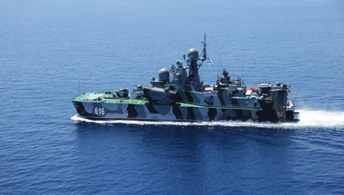 Российские корабли провели учения в Средиземном море с использованием глубинных бомб