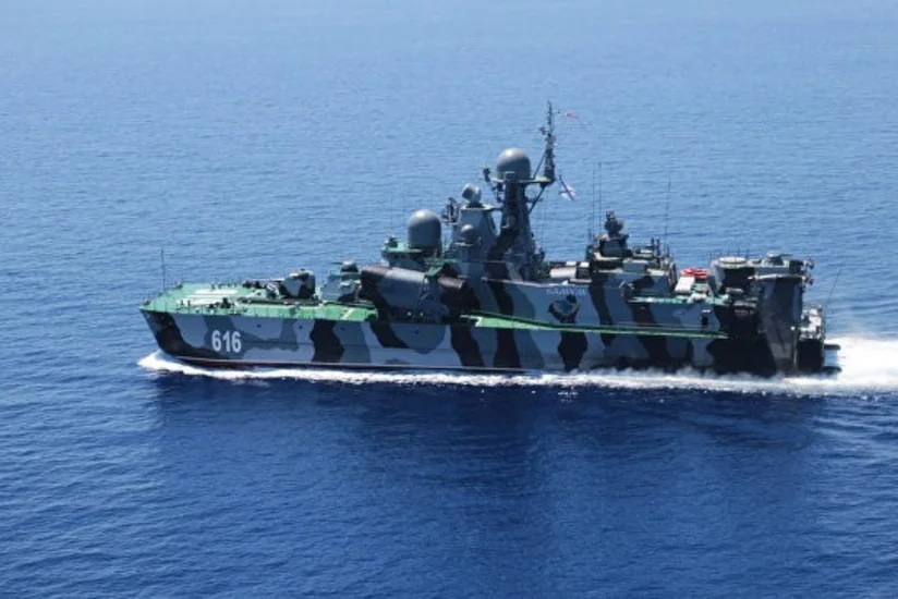 Российские корабли провели учения в Средиземном море с использованием глубинных бомб