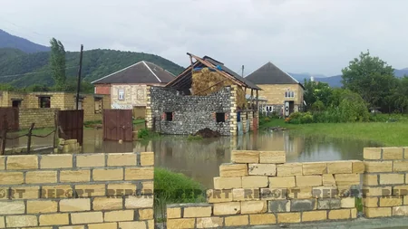 Zaqatalada sel fəsadlar törədib