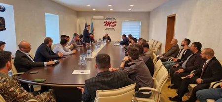 Mətbuat Şurasında Vətən müharibəsində iştirak edən jurnalistlərlə görüş keçirilib