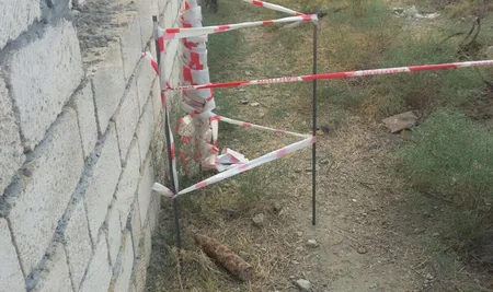 Mingəçevirdə top mərmisi tapılıb