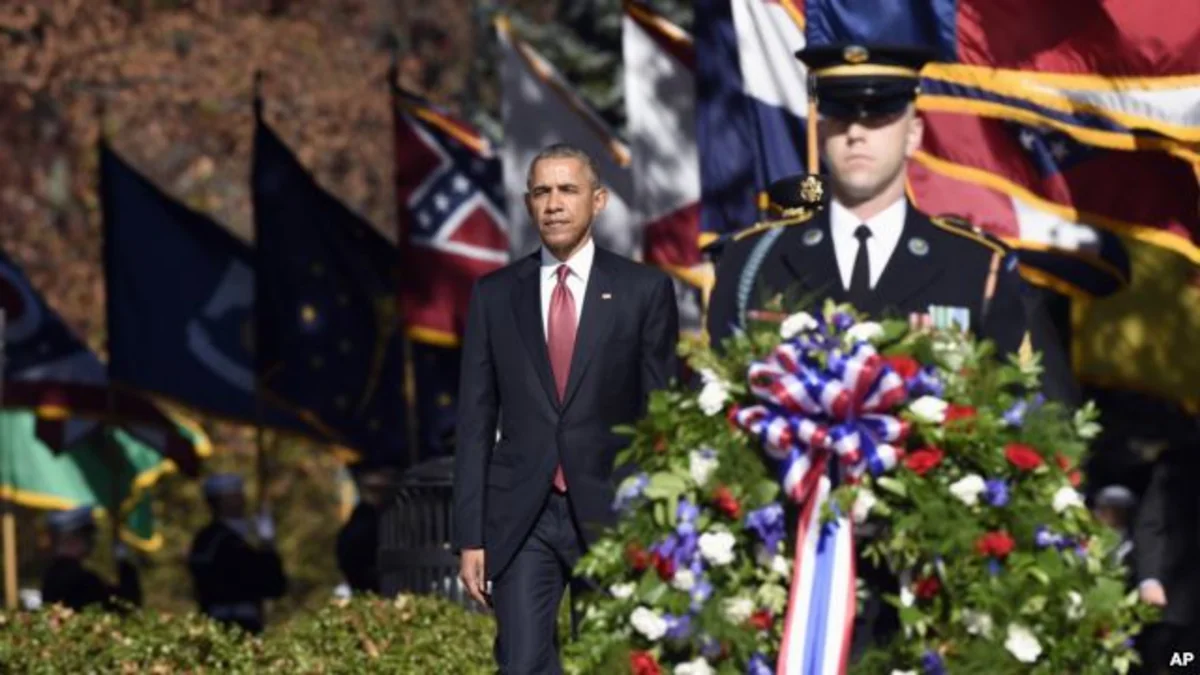 Obama Amerika veteranlarını alqışlayıb