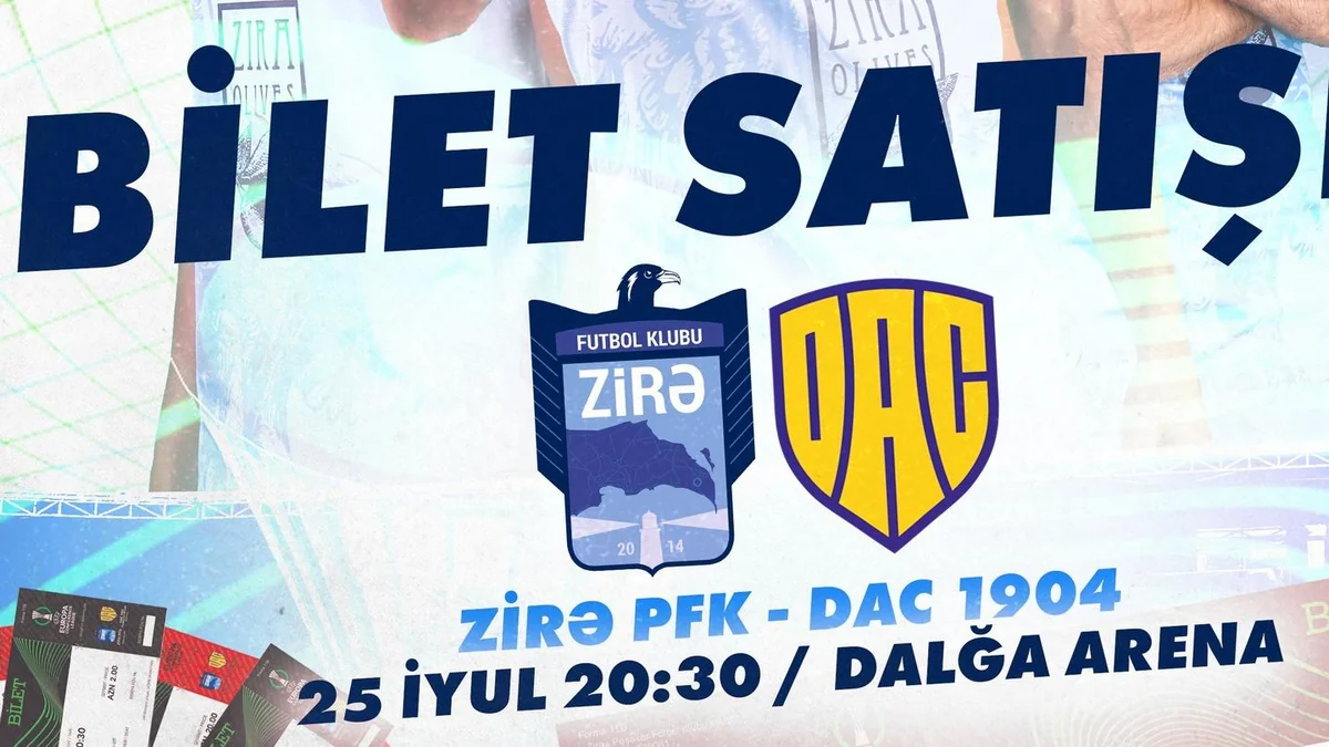 Zirə - DAK 1904 matçına 2500 bilet satılıb