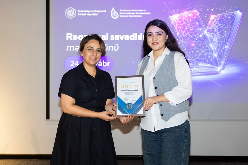 Reportun əməkdaşı “Rəqəmsal Savadlılıq” sertifikatına layiq görülüb