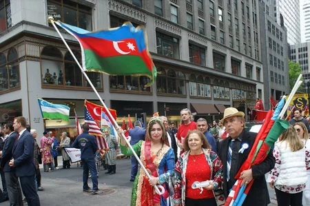 Azerbaijani diaspora participates in Turkish Day Parade in New York
