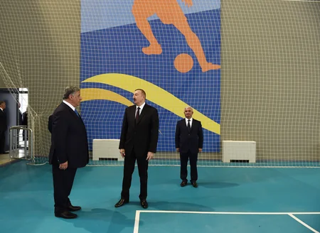 President Ilham Aliyev opens Aghjabadi Olympic Sports Complex
