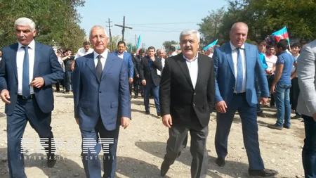 ​Xaçmaz rayonunun Alekseyevka kəndinə ilk dəfə təbii qaz verilib - FOTO