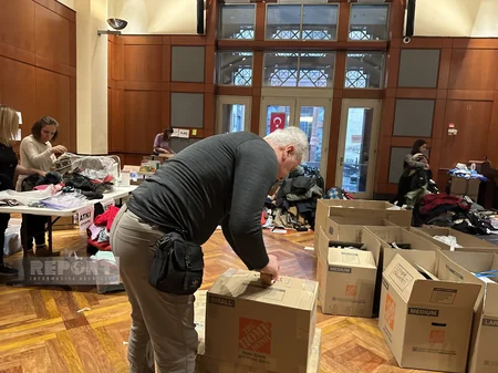 US sends 380 tons of humanitarian aid to Türkiye