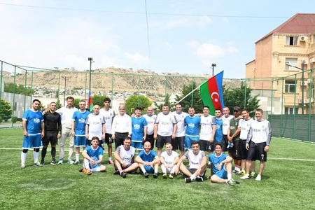 BŞİH və RİİB əməkdaşları arasında minifutbol üzrə yoldaşlıq görüşü olub