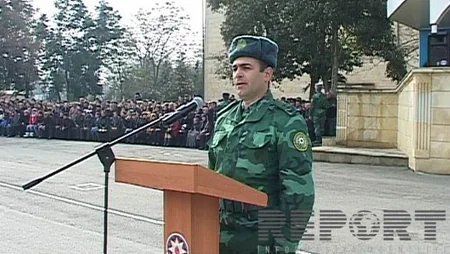 ​Cəlilabadda sərhədçilərin andiçmə mərasimi keçirilib