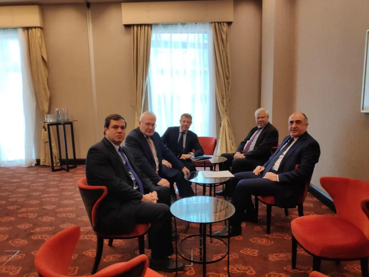 Bratislavada Elmar Məmmədyarovun həmsədrlərlə görüşü başlayıb