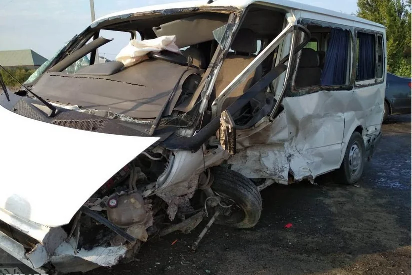 Ağcabədidə yol qəzası olub, yaralılar var - FOTO