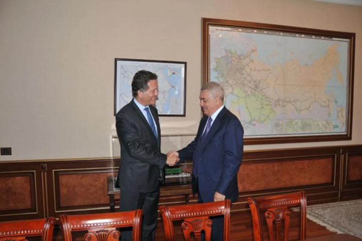 Meeting with Turkish Ambassador takes place in Azerbaijan Railways