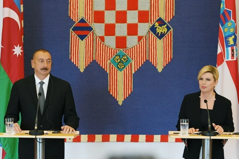 Kolinda Qrabar-Kitaroviç: Xorvatiya Azərbaycanın reallaşdırdığı qaz boru kəməri layihəsində iştirak etmək istəyir