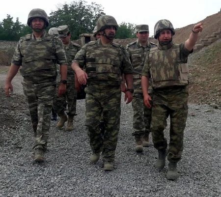 Azerbaijan's Defense Minister visited frontline military units