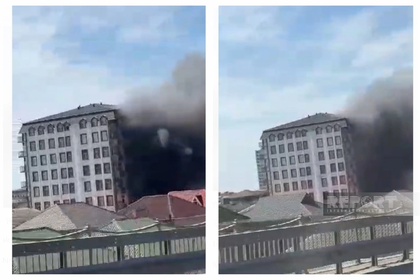 Abşeronda evdə yanğın olub