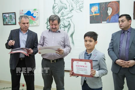 Xocalı balaca rəssamların gözü ilə - FOTOREPORTAJ