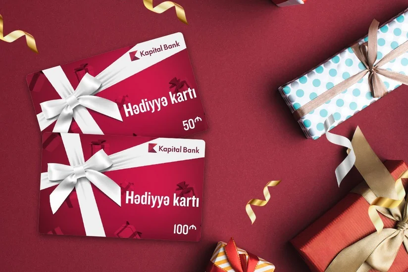 Kapital Bank предлагает подарочные карты