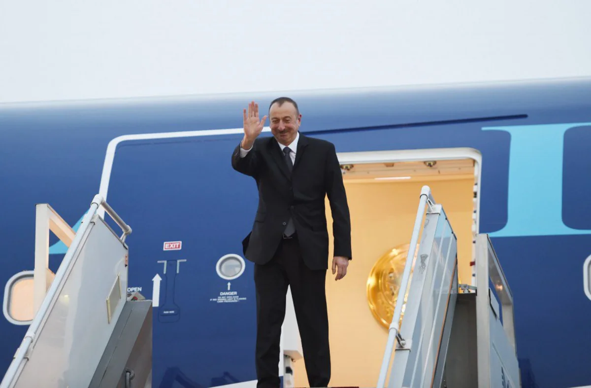 Azərbaycan Prezidenti İlham Əliyev Fransaya səfərə gedib