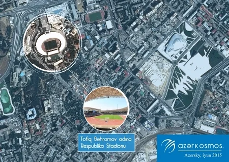 Azərbaycanın Olimpiya obyektləri peykdən çəkilib