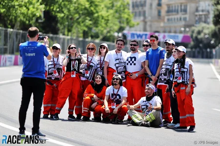 Formula 1 pilotları Bakıda - FOTOLAR