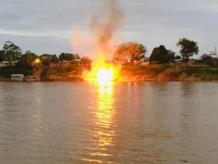 Braziliyada çay gəmisində partlayış olub, xəsarət alanlar var - VİDEO - FOTO