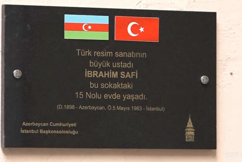 Azərbaycanlı rəssamın adı İstanbulda əbədiləşdirilib - FOTO - VİDEO